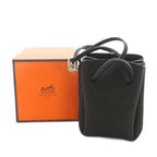 Hermes Vespa Pouch Leather Black YT — view 9