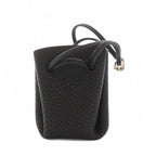 Hermes Vespa Pouch Leather Black YT