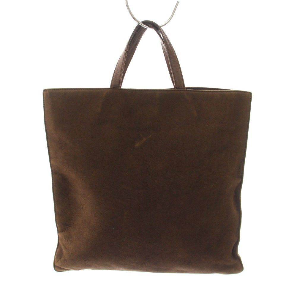 Loewe Anagram Tote Suede Brown YT OH — view 3