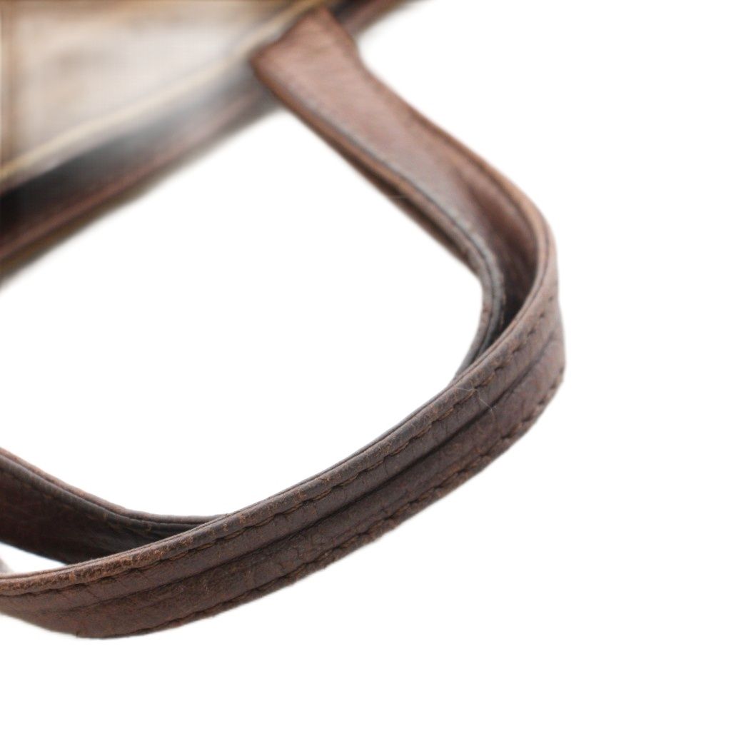 Loewe Anagram Tote Suede Brown YT OH — view 7