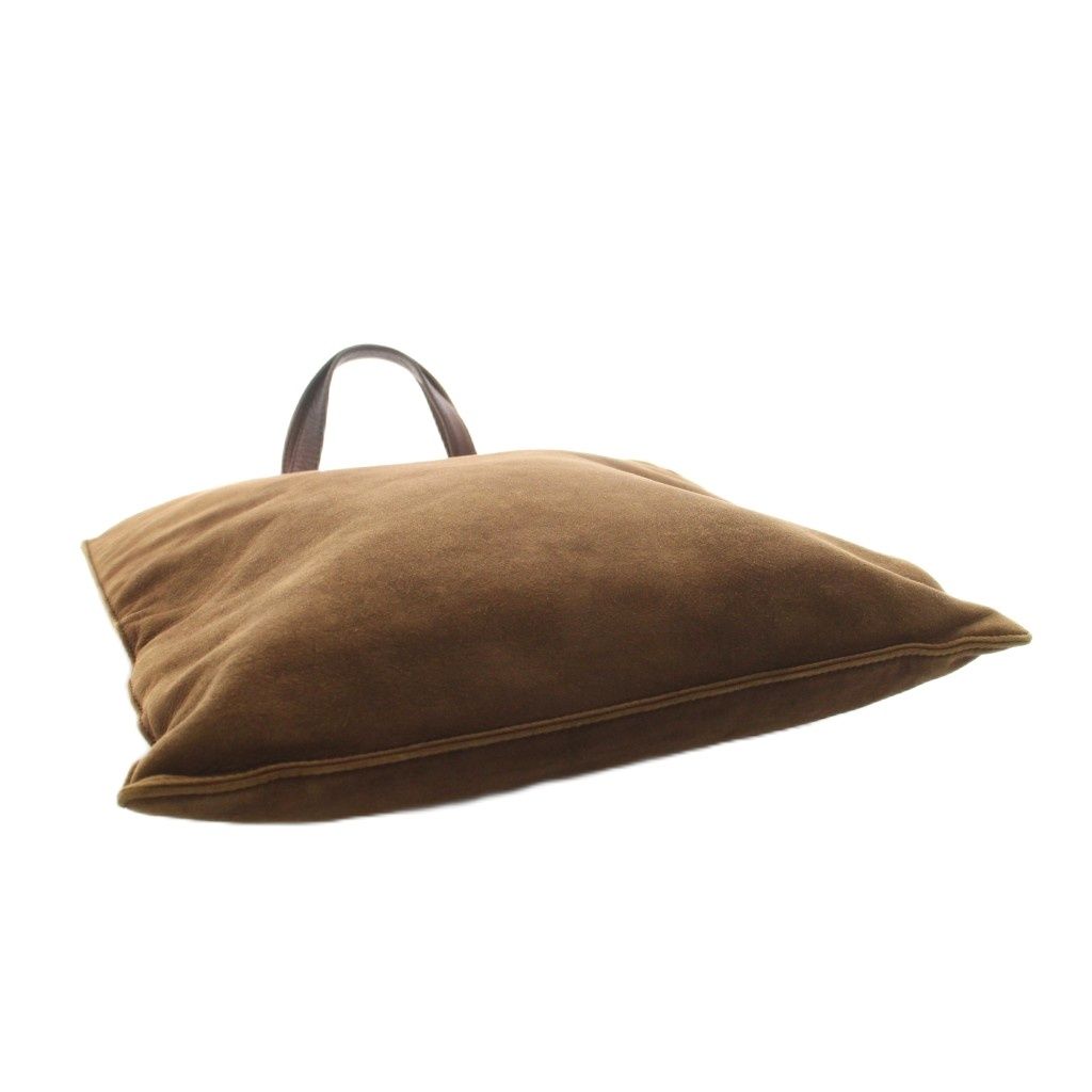 Loewe Anagram Tote Suede Brown YT OH — view 4