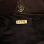 Loewe Anagram Tote Suede Brown YT OH — view 5