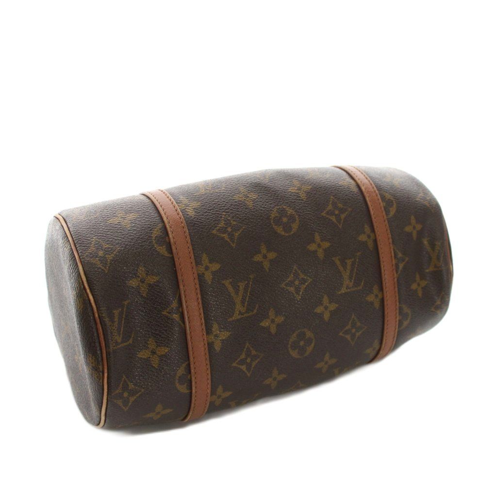 Louis Vuitton Papillon 26 Handbag Monogram Canvas Brown YT — view 4