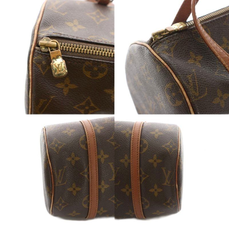 Louis Vuitton Papillon 26 Handbag Monogram Canvas Brown YT — view 9