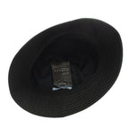 Prada Bucket Hat Wide Brim M Black Triangle Plate YM — view 5