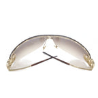 Gucci Sunglasses Logo Brown Gold Color GG Eyewear — view 2