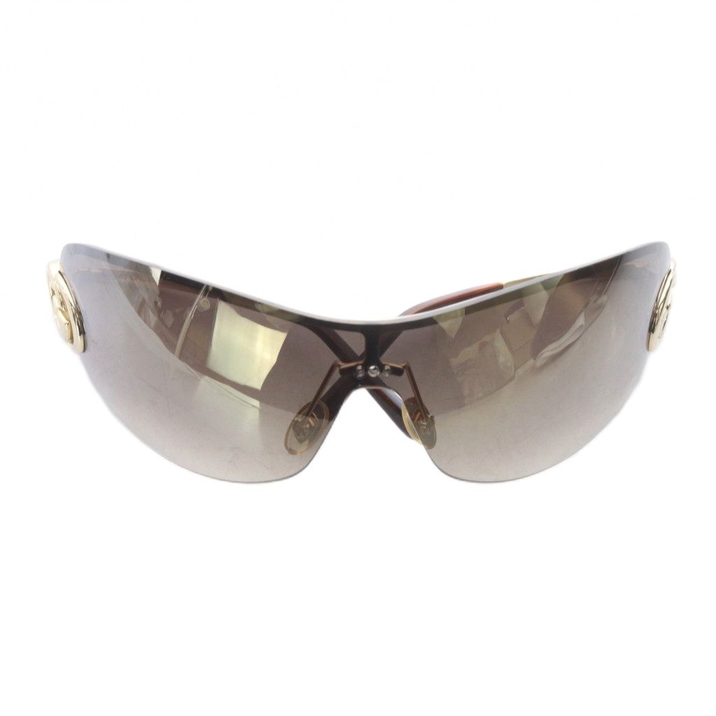 Gucci Sunglasses Logo Brown Gold Color GG Eyewear