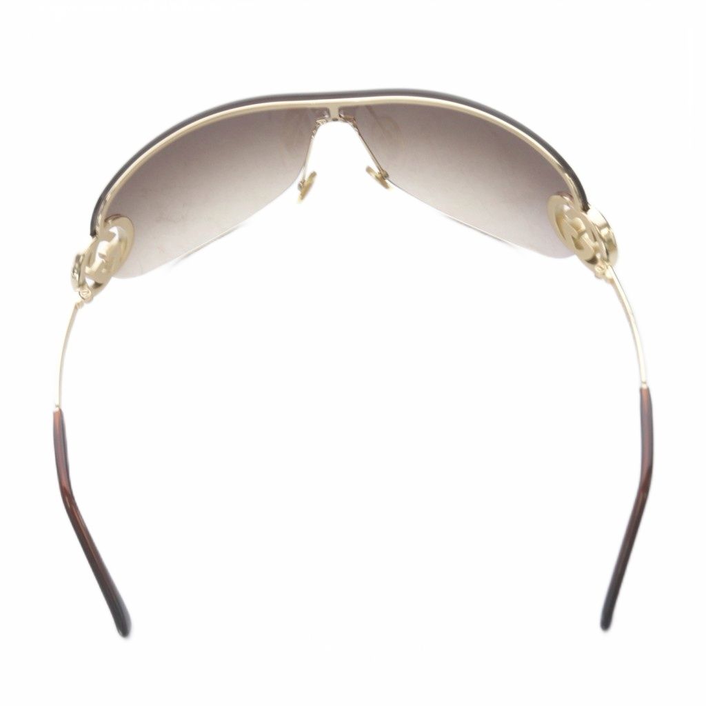Gucci Sunglasses Logo Brown Gold Color GG Eyewear — view 5