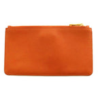 Prada Saffiano Beach Flat Pouch Tropical Multicolor Orange Light Blue SS — view 2