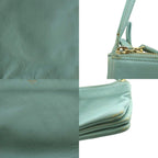 Celine Phoebe Philo Era Trio Small Shoulder Bag Leather Mint Blue SS — view 9