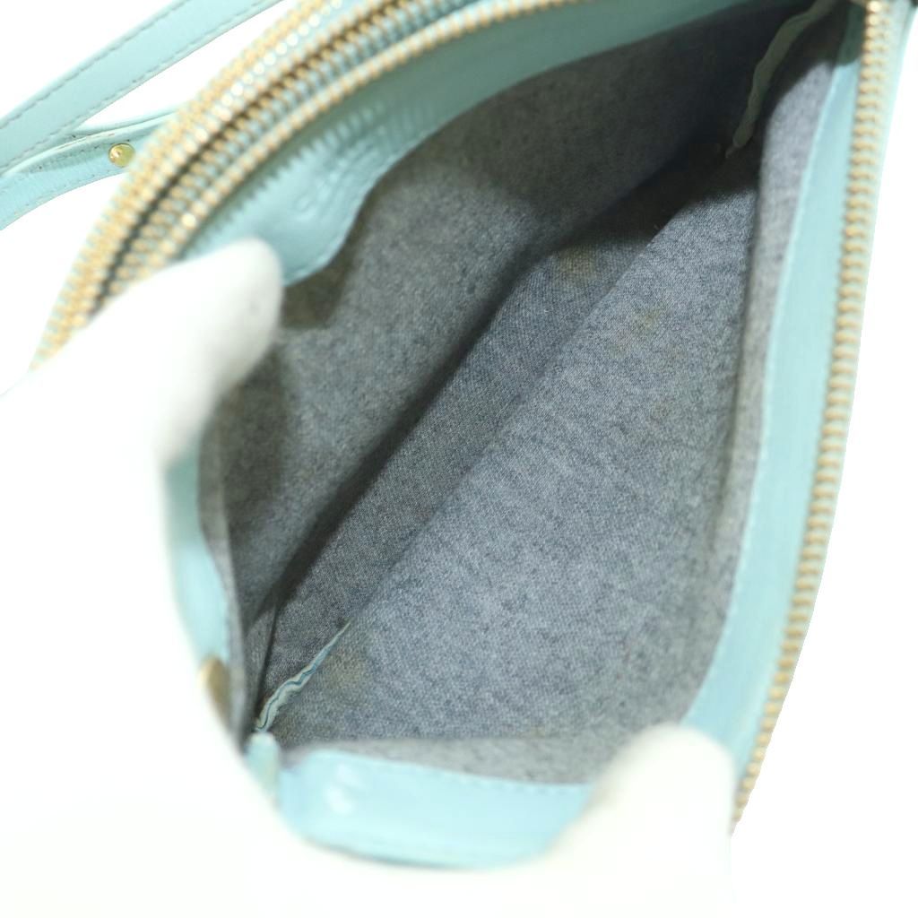 Celine Phoebe Philo Era Trio Small Shoulder Bag Leather Mint Blue SS — view 6