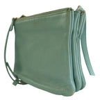 Celine Phoebe Philo Era Trio Small Shoulder Bag Leather Mint Blue SS — view 3