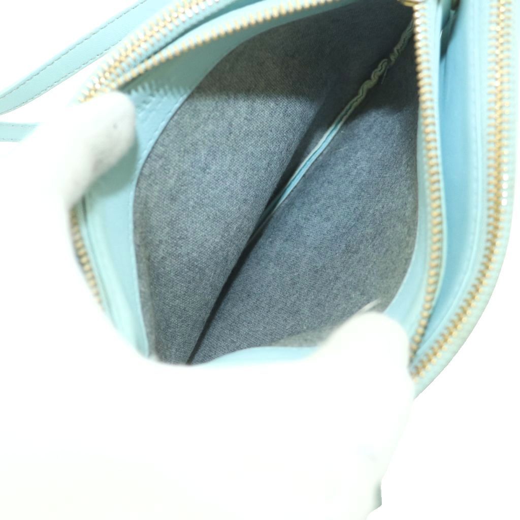 Celine Phoebe Philo Era Trio Small Shoulder Bag Leather Mint Blue SS — view 5