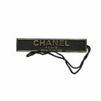 Chanel Necklace Logo Chain Faux Pearl Double Strand Gold — view 7
