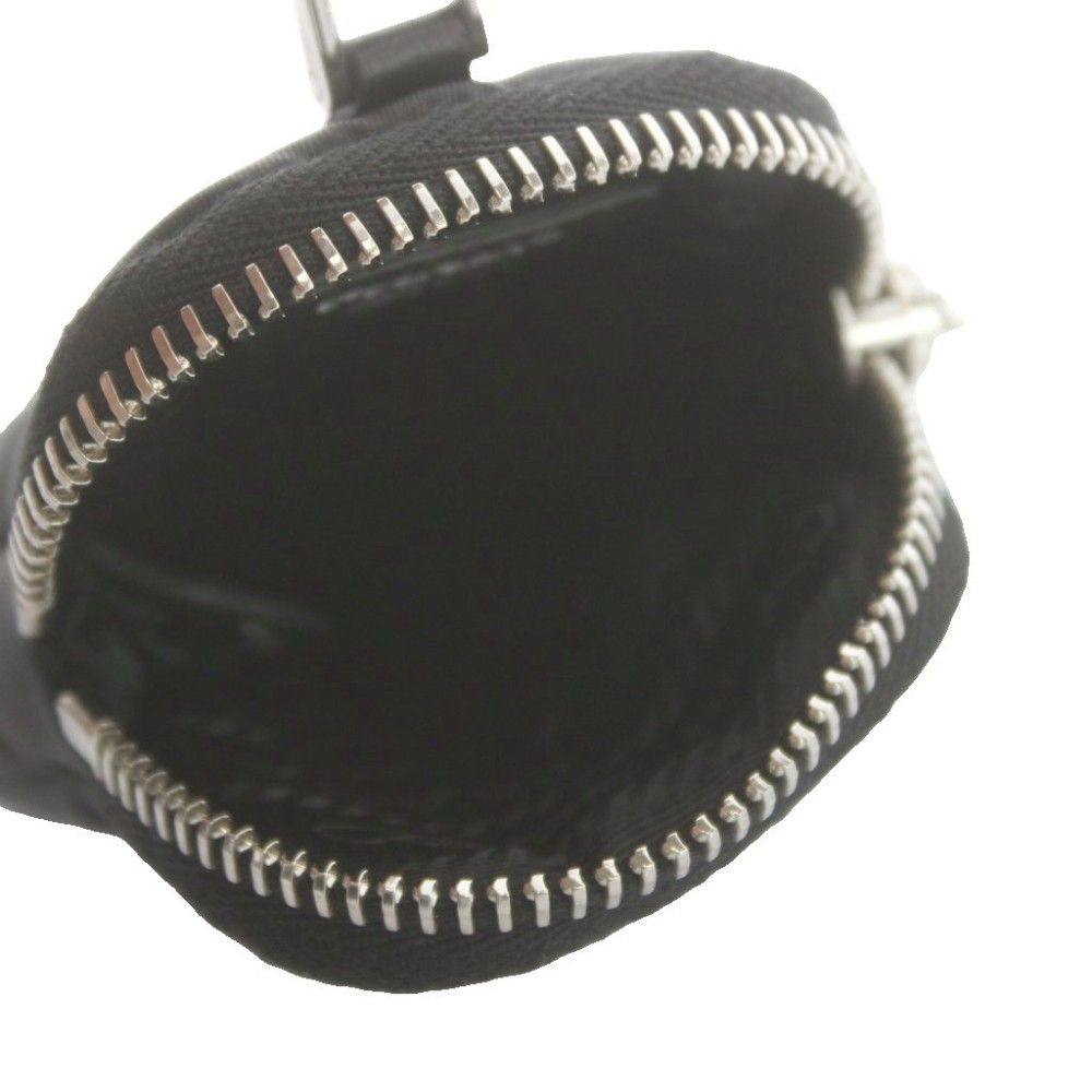 Prada Re-Nylon Mini Pouch Charm Case Key Chain Black MW — view 6