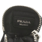 Prada Re-Nylon Mini Pouch Charm Case Key Chain Black MW — view 5