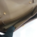 Hermes Chanier Tougo Madame Etoupe Gold Shoulder — view 5