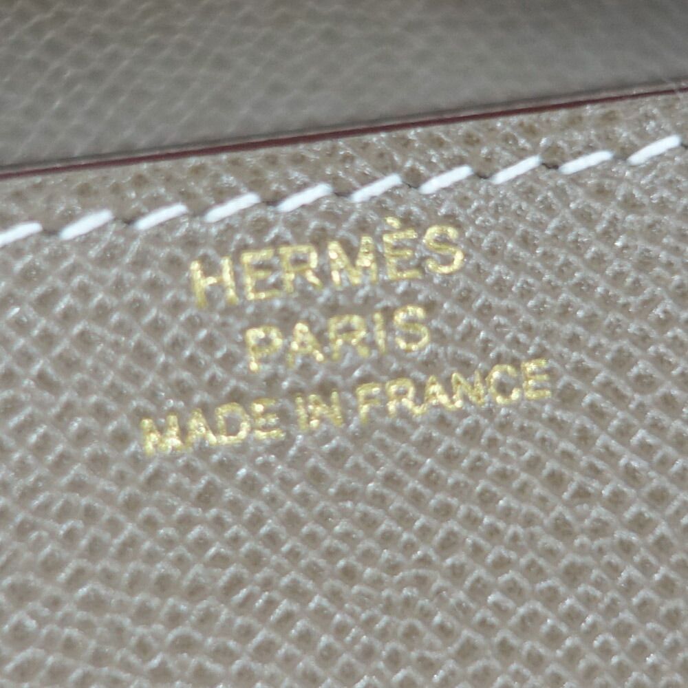 Hermes Chanier Tougo Madame Etoupe Gold Shoulder — view 6