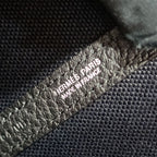 Hermes Garden Party 36 PM Toile Military Black Silver Construction Tote — view 5
