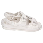 Chanel CC Logo Quilted Sandals — view 5