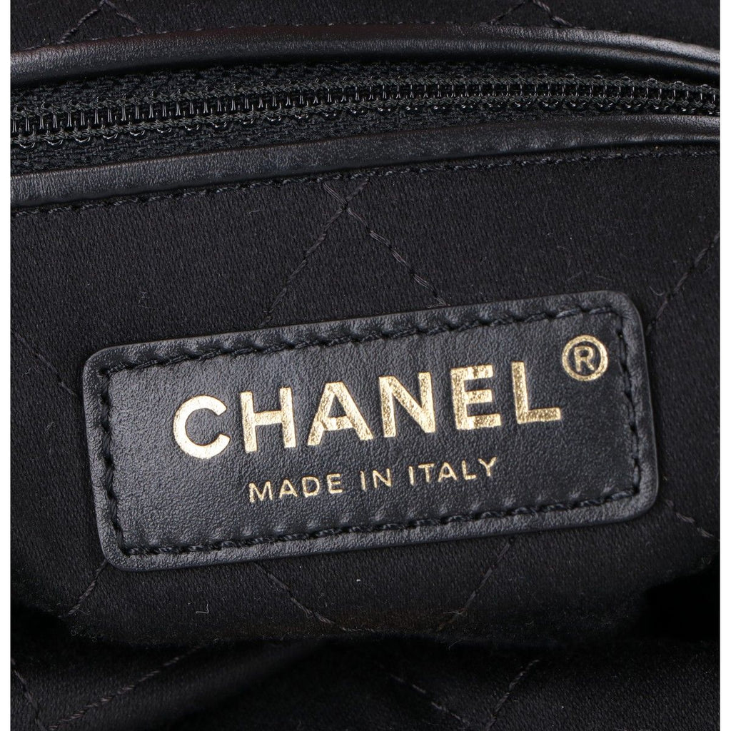 Chanel 22 Shiny Calfskin Chain Backpack Small — view 7