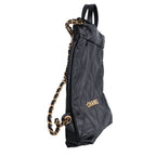 Chanel 22 Shiny Calfskin Chain Backpack Small — view 4