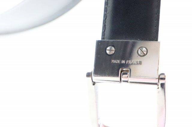 Louis Vuitton Ceinture Classic Belt Black Ardoise Silver — view 9