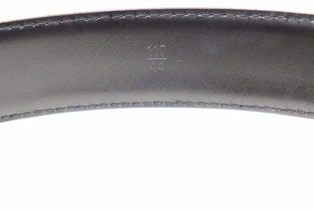 Louis Vuitton Ceinture Classic Belt Black Ardoise Silver — view 7