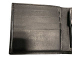 Loewe Soft Grain Calf Bifold Wallet Gray Black Leather — view 3
