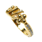 Louis Vuitton Rhinestone LV Iconic Ring — view 2