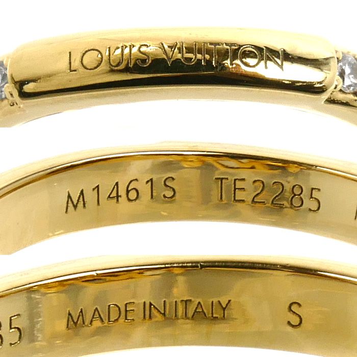 Louis Vuitton Rhinestone LV Iconic Ring — view 5