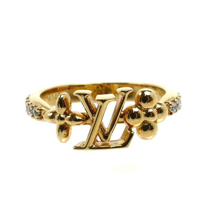 Louis Vuitton Rhinestone LV Iconic Ring — view 3