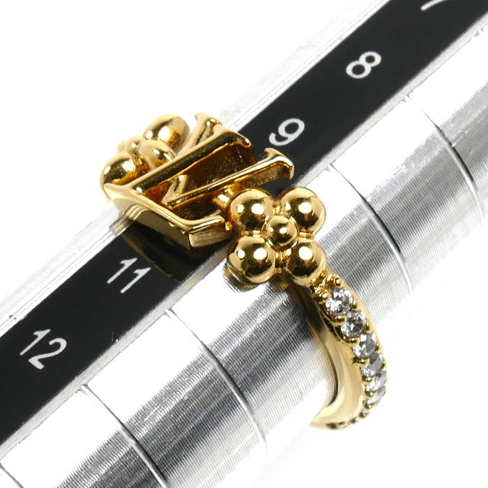 Louis Vuitton Rhinestone LV Iconic Ring — view 6