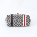 Gucci GG Canvas Sherry Charm Leather Tote Shoulder — view 4