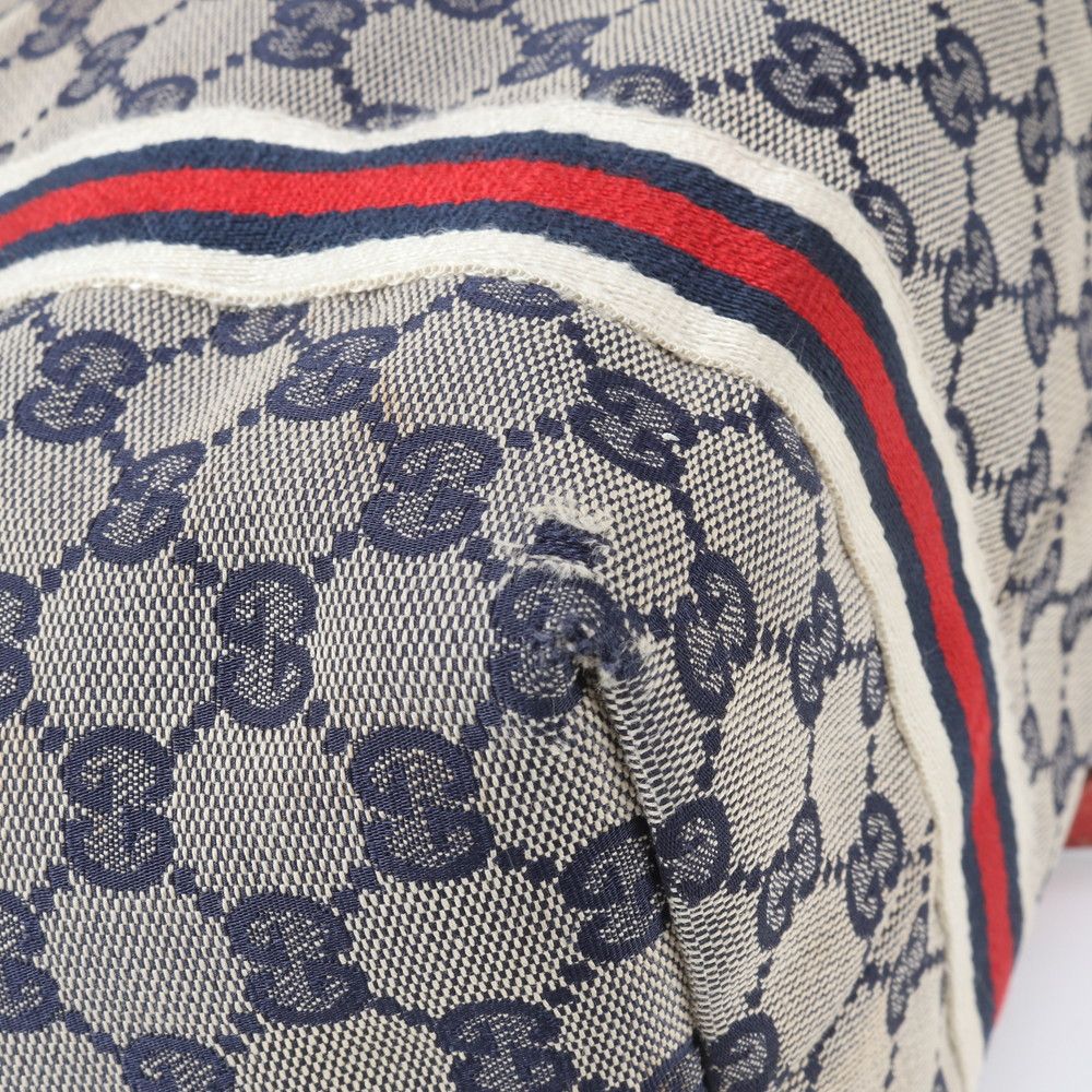 Gucci GG Canvas Sherry Charm Leather Tote Shoulder — view 7