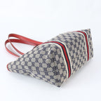 Gucci GG Canvas Sherry Charm Leather Tote Shoulder — view 6