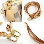 Louis Vuitton Nano Speedy Damier Azur White GD Shoulder — view 9