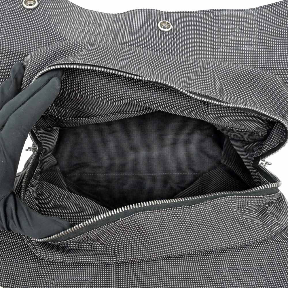 Hermes Her Line a Dos MM Gray Canvas Backpack Tote — view 5