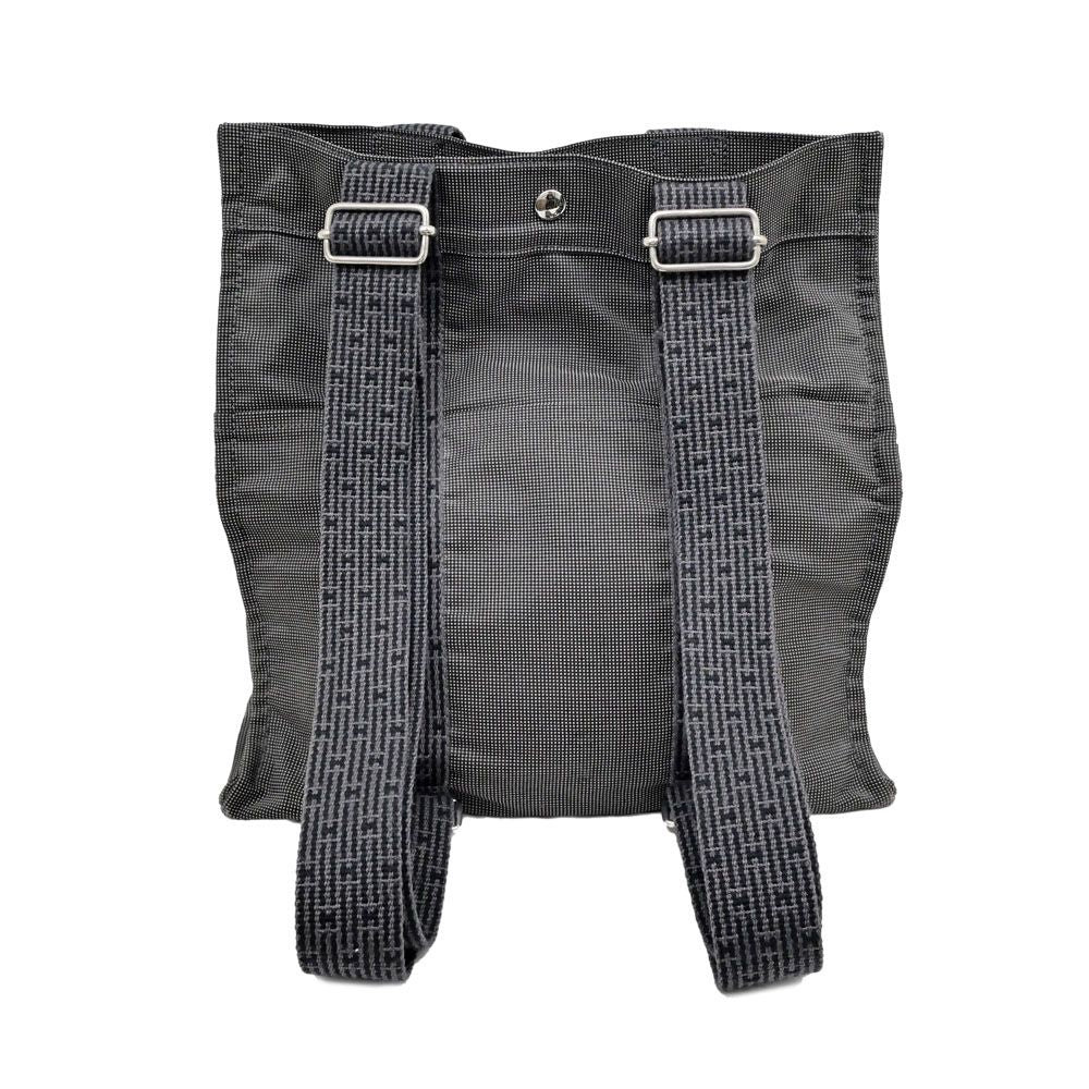 Hermes Her Line a Dos MM Gray Canvas Backpack Tote — view 2