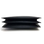 Celine Handbag Diamond Clutch Suede Leather Gray Black — view 3