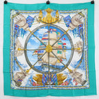 Hermes Vive le Vent Carre 90 Silk Scarf