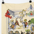 Hermes Au Fil de la Soie Carre 90 Silk Scarf — view 2