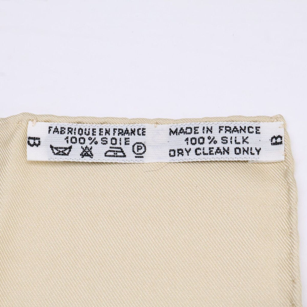 Hermes Au Fil de la Soie Carre 90 Silk Scarf — view 6