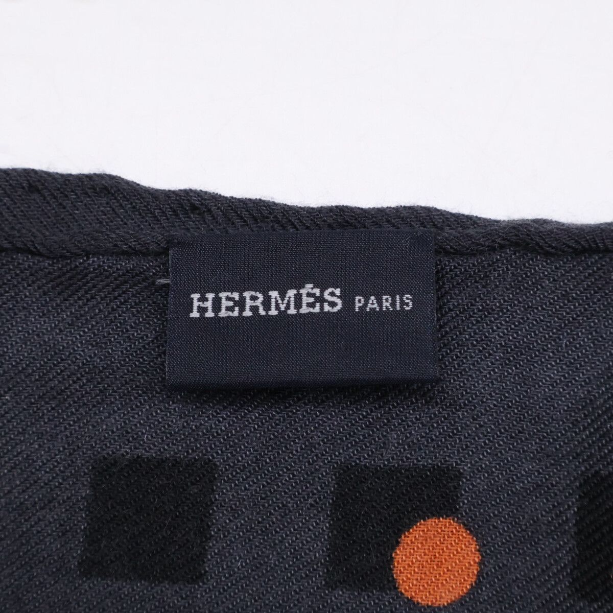 Hermes Dot Cashmere Silk Shawl Scarf — view 7