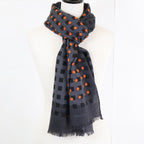Hermes Dot Cashmere Silk Shawl Scarf — view 2