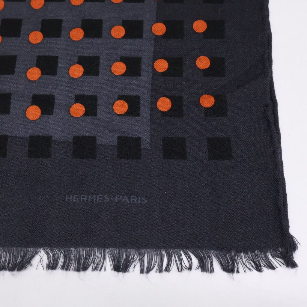 Hermes Dot Cashmere Silk Shawl Scarf — view 6