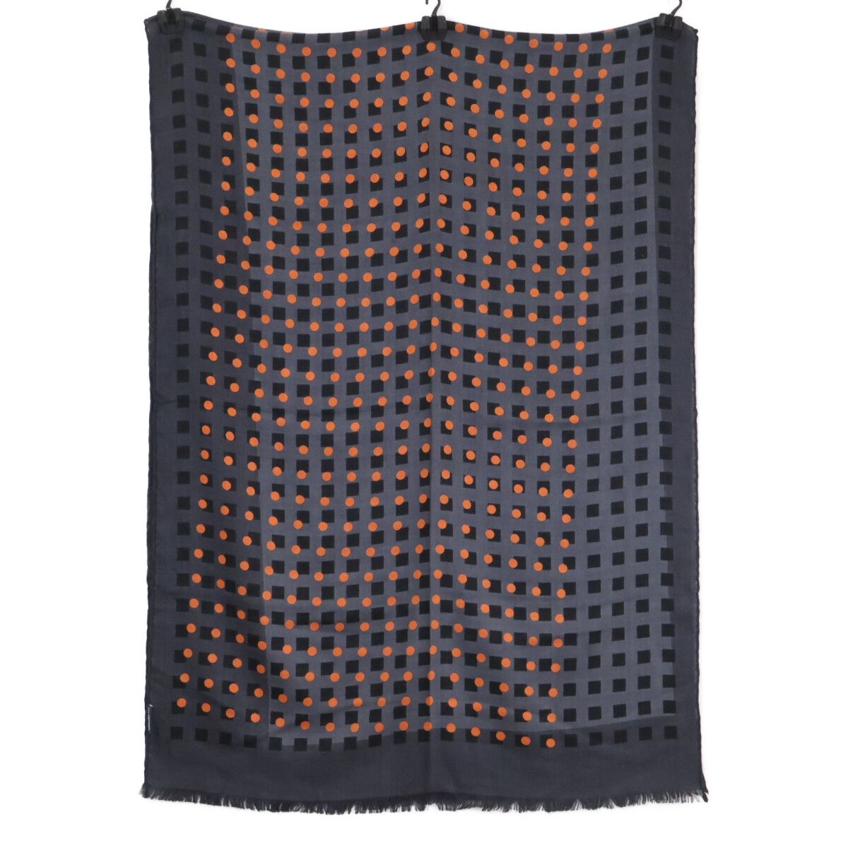Hermes Dot Cashmere Silk Shawl Scarf — view 5