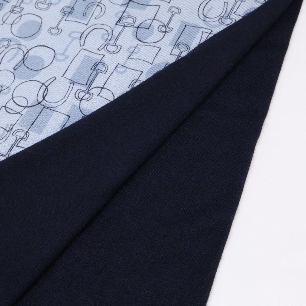 Hermes All Over Pattern Cashmere Silk Scarf — view 3