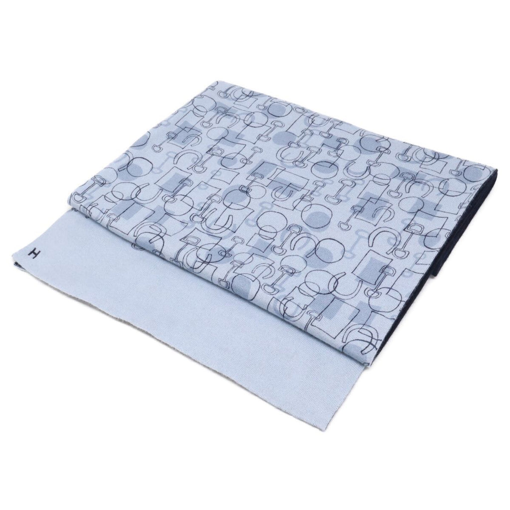 Hermes All Over Pattern Cashmere Silk Scarf