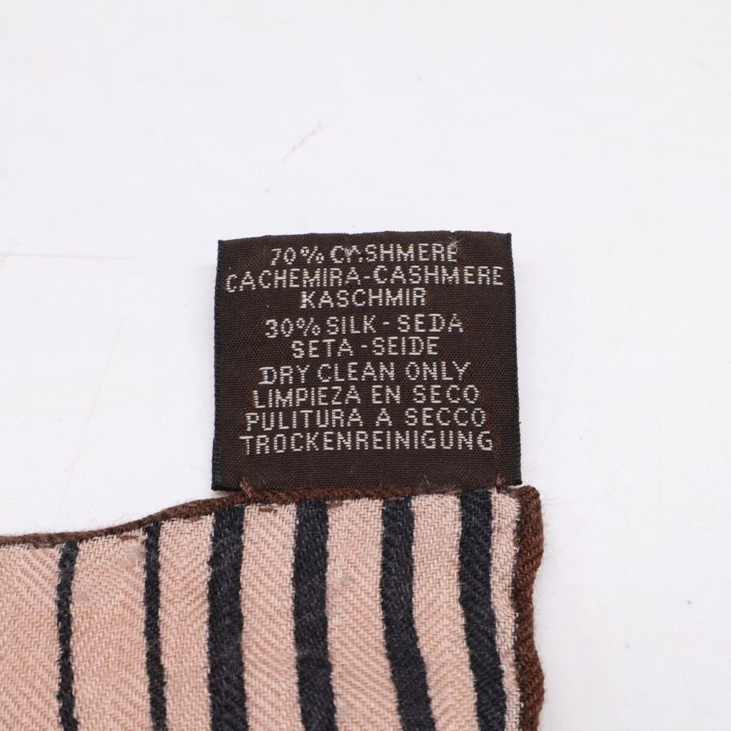 Hermes Jeu Des Omnibus Et Dames Blanches and White Game Carre Juan Cashmere — view 8